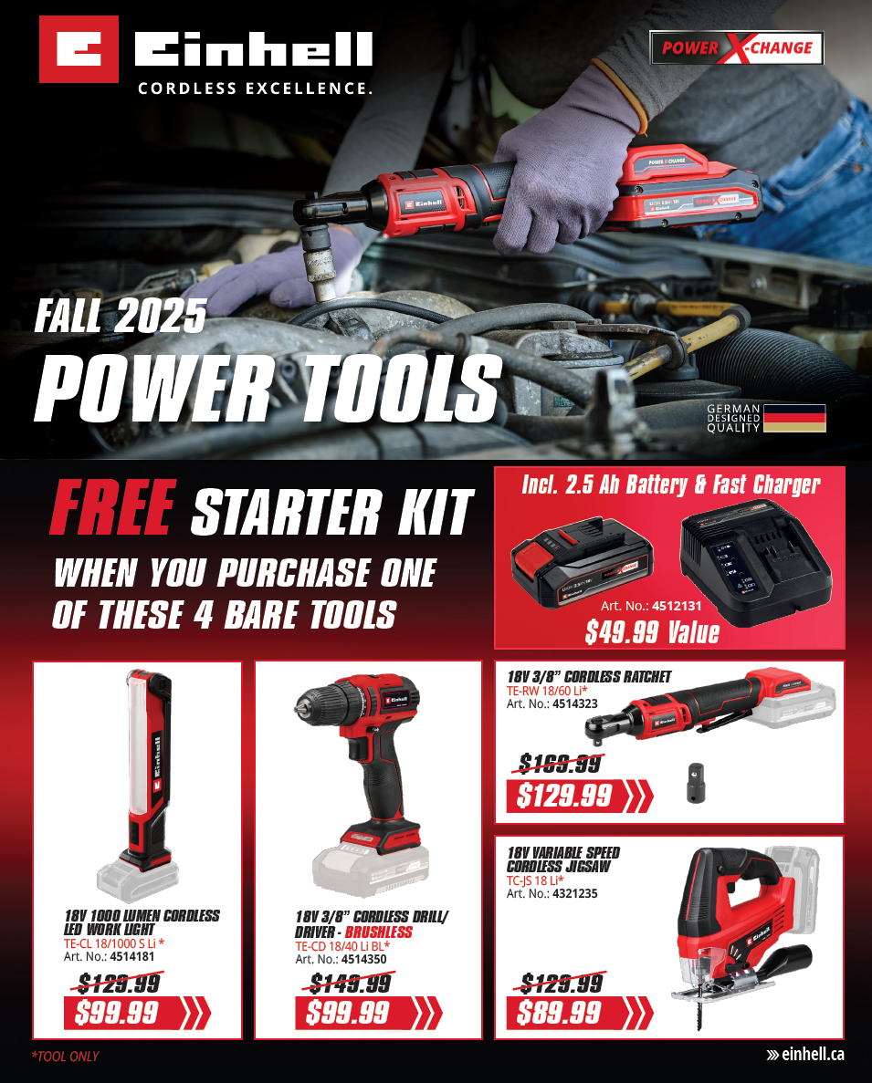 Einhell 2025 Power Tool Promo