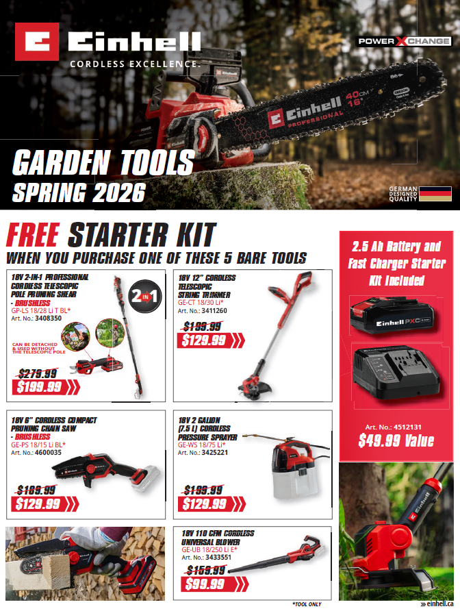 Einhell Garden Spring 2026