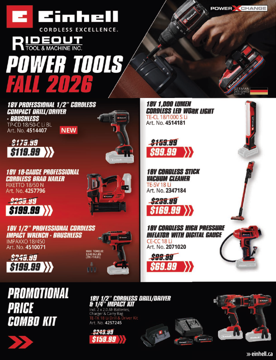 Einhell Power Tools Fall 2026